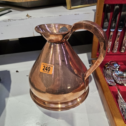 240 - Medium Copper Jug