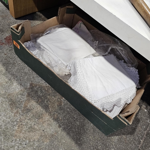 282 - Lovely Box Of Linen