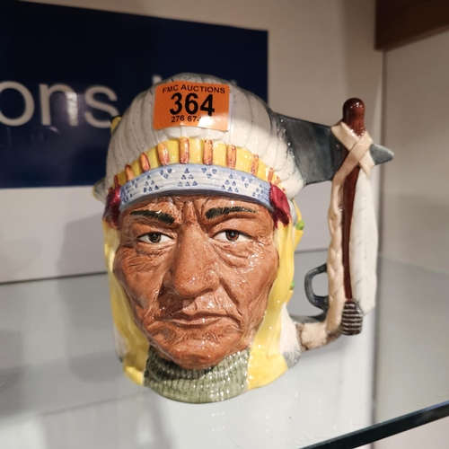 364 - Ltd Edt Royal Doulton George Armstrong Custer Sitting Bull Toby Jug 7292/9500