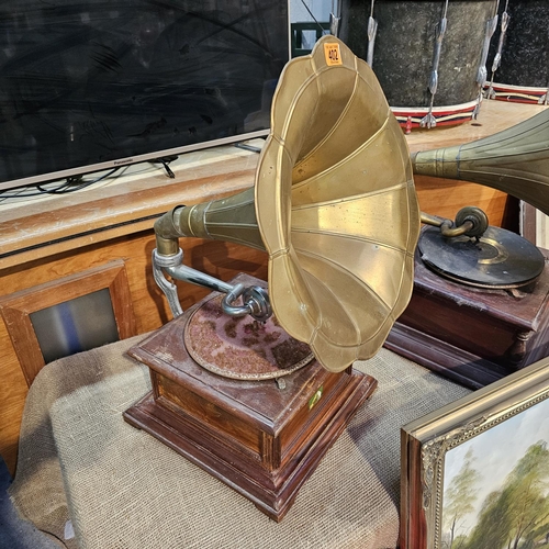 402 - The Masters Voice Gramophone