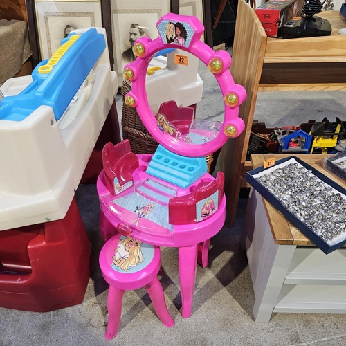 42 - Barbie Childs Vanity Desk & Chair