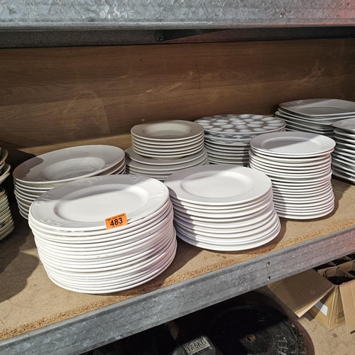 483 - Large Lot Of Plates - 6 Stacks