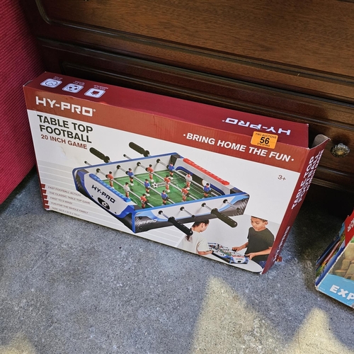 56 - New Hy-Pro Table Top Football