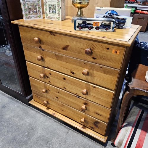 84 - Pine Chest Of Drawers