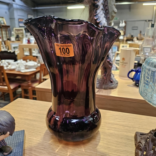 100 - Large Murano Glass Vase