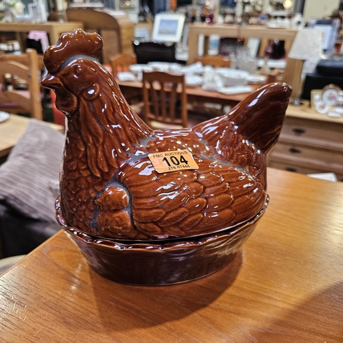 104 - Ceramic Hen