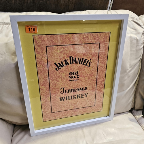 116 - Jack Daniels Whiskey Framed Print