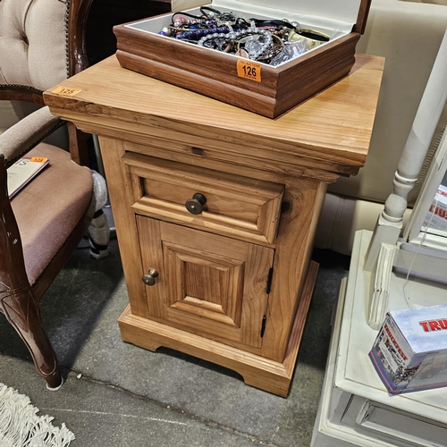 125 - Pine Bedside Locker