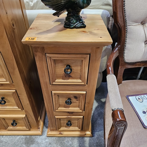 130 - 3 Drawer Cabinet