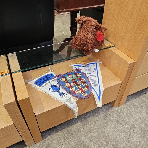 168 - Modern Glass Top Bedside