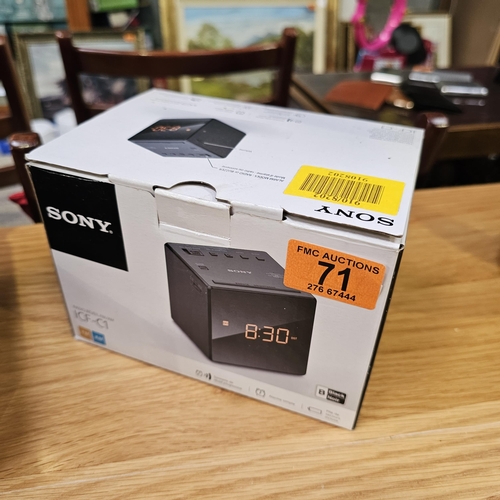 71 - New Sony Alarm Clock