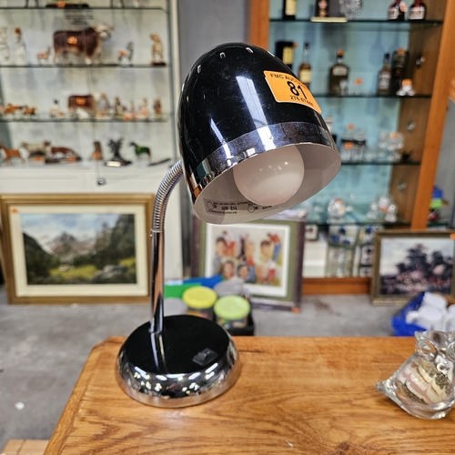 81 - Black & Chrome Flexible Light PWO