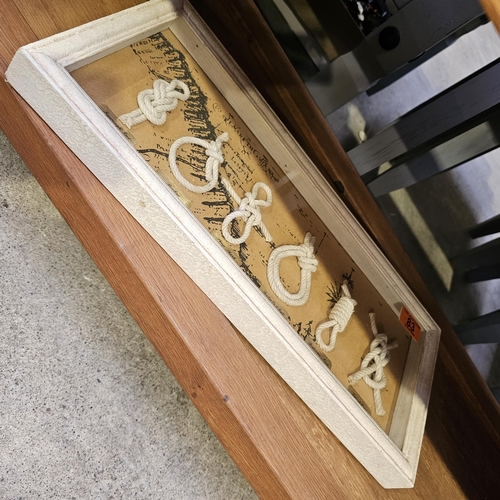 83 - Fishermans  Knots Boxed Frame