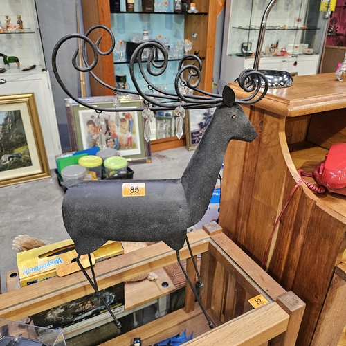 85 - Metal Deer Ornament