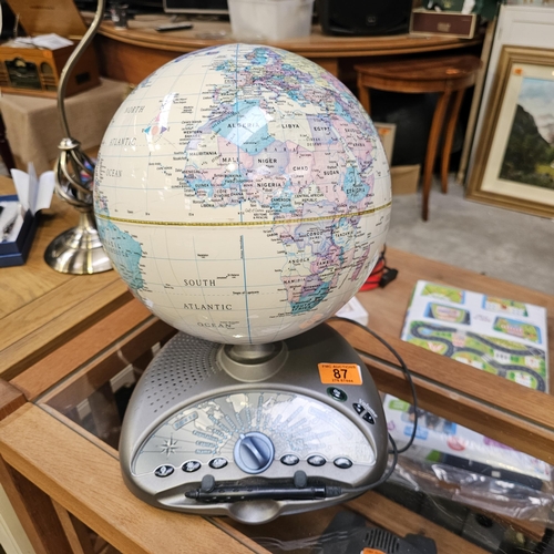 87 - Lovely Talking World Globe