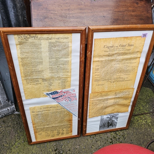 252 - 2 Framed American Literature