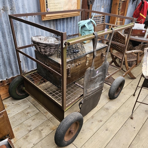 316 - Pull-A-Long Metal Trolley