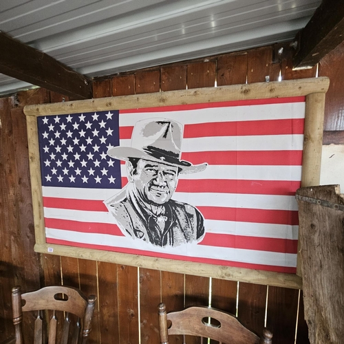 338 - An American Flag With John Wayne