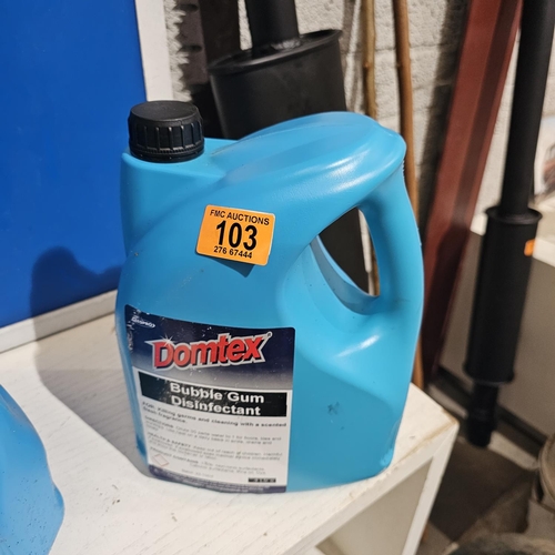 103 - 4 Ltrs Of Bubble Gum Disinfectant