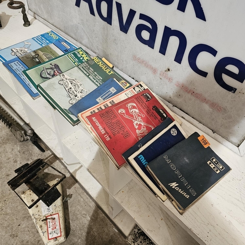 108 - Lot Of Miini Car Manuals & Lot Of Morris Austin Manuals