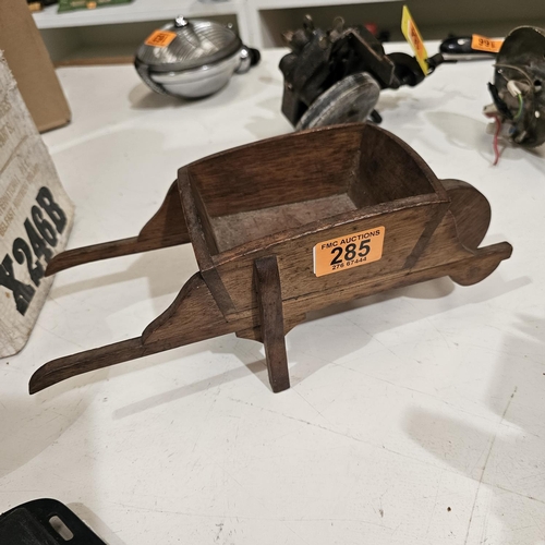 285 - Small Wooden Peat Barrow