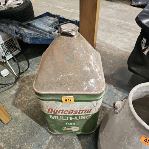 477 - Old Agricastrol Oil Jar