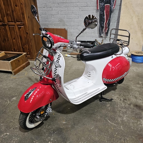 512 - 2019 AJS Modena 125cc 124 Miles, Reg UIG 5127, MOT's To Oct 24, Perfect Working Order