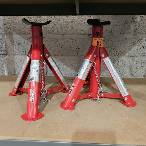 63 - Pair Of Axle Stands