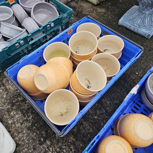 634 - Crate Lot Of Assorted Pots