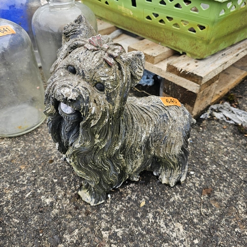 640 - Dog Garden Ornament