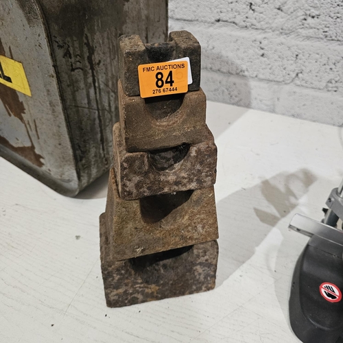 84 - Set Of 5 Weights