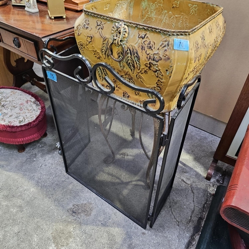 75 - Cast Iron Fire Guard