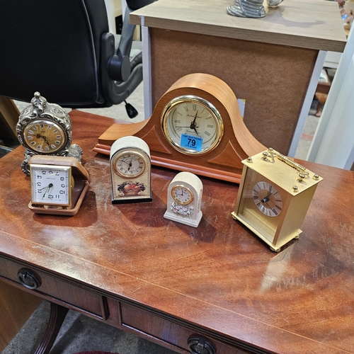 79 - Lot Of Assorted Clocks