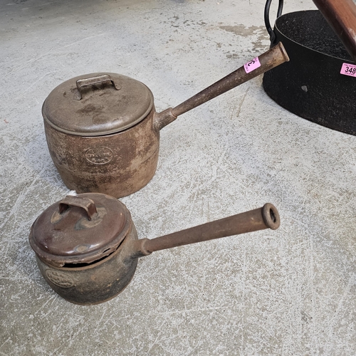 2 Old Saucepans