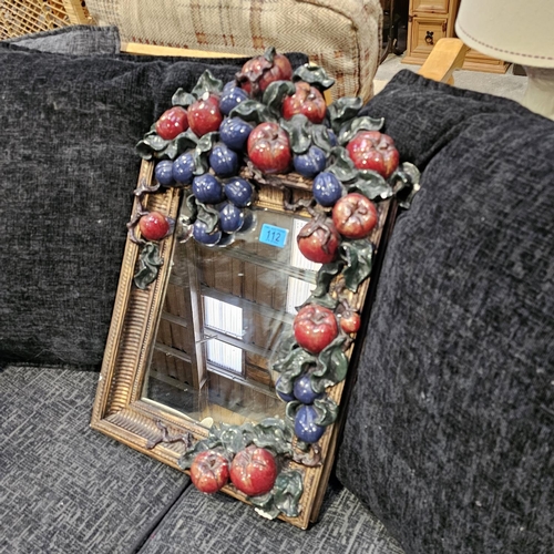 112 - Decorative Fruit Mirror