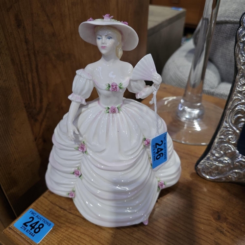 246 - large Coalport 'Souther Belle'