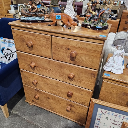 249 - A Good Set Of 2 Over 3 Drawers