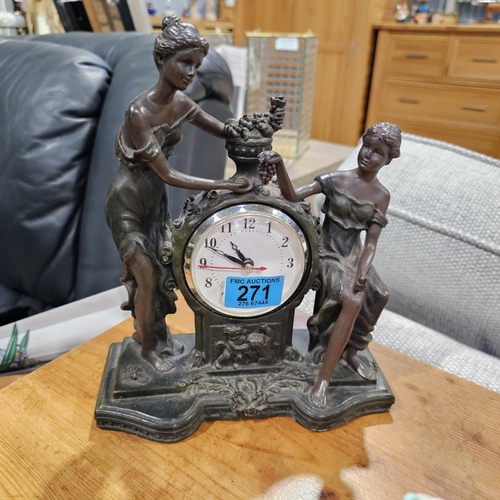 271 - Ornate Mantle Clock