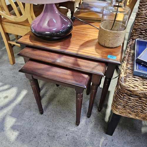 94 - Nest Of Mahogany Tables