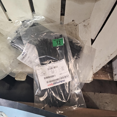 13 - 5 Packs Of Cable Ties