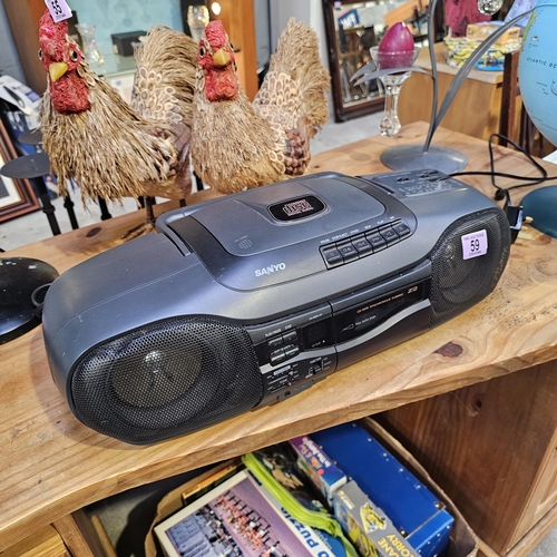 59 - Sanyo CD/Tape & Radio PWO