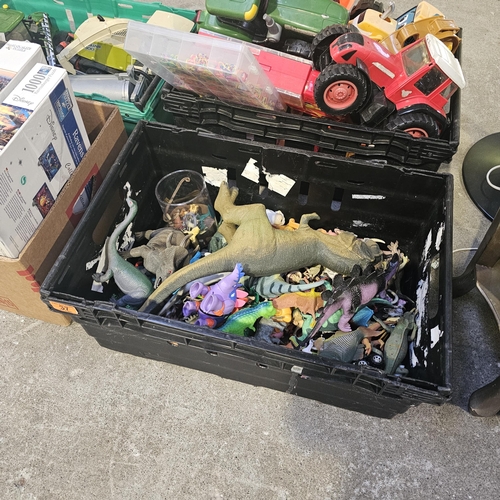 37 - Box Lot Of Dinosaurs etc