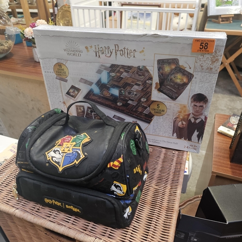 58 - New Harry Potter Game & Bag