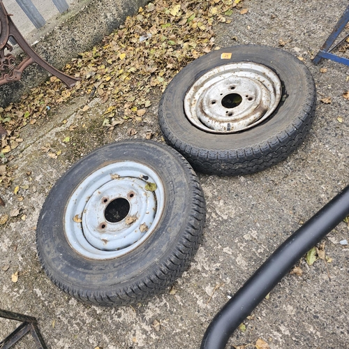 25 - 2 Trailer Tyres