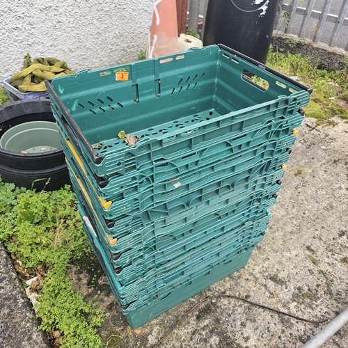 3 - Lot Of Storage Crates