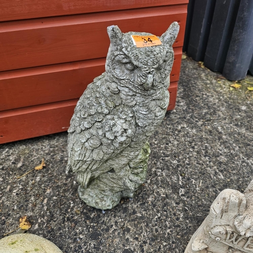 34 - Garden Owl Ornament