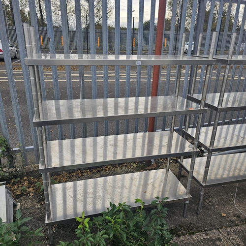 85 - Stainless Steel Shelving Unit