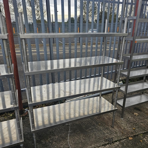 86 - Stainless Steel Shelving Unit