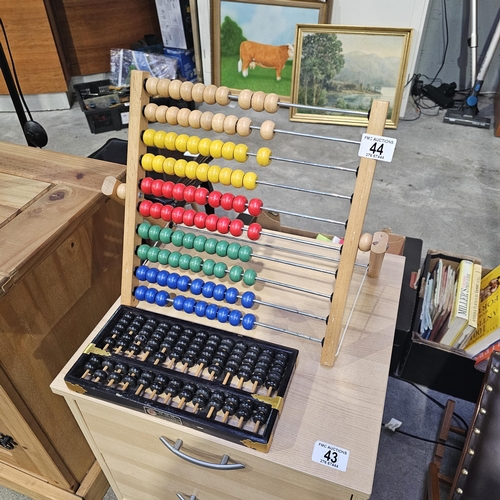 44 - Vintage Chinese Abacus & Other