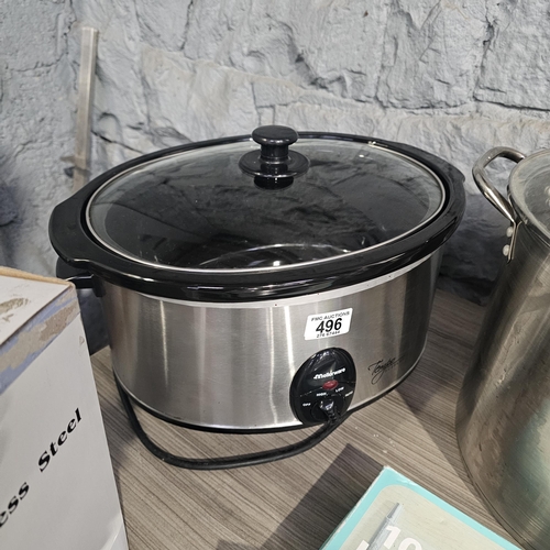 496 - Large Mellarware Slow Cooker